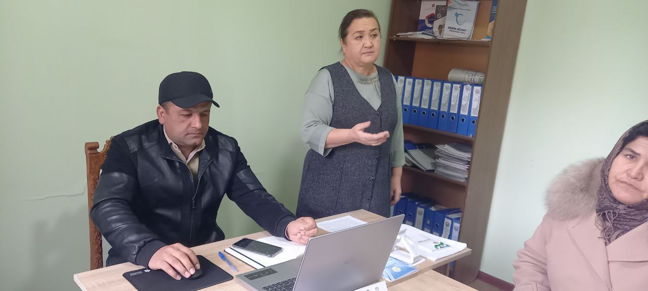 Sanepidqo'mita Xorazm viloyati Xiva tuman bo'limi xodimlari  tomonidan  Varagzon mahallasida  Yangicha mahallabay ishlash tizimi bo'yicha sanitariya targ'ibot ishlari o'tkazildi